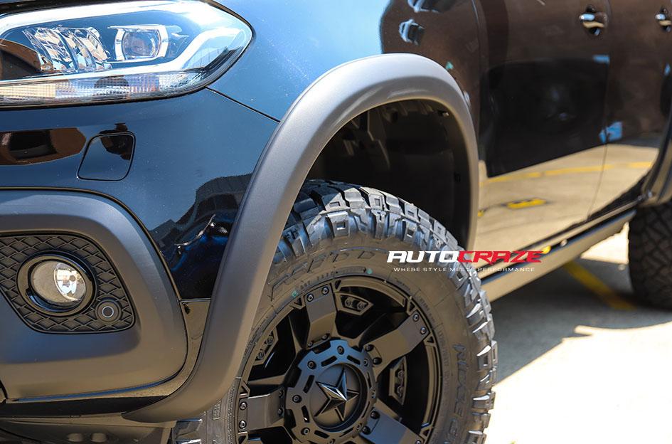 MERCEDES X CLASS ROCKSTAR XD 2 MATTE BLACK